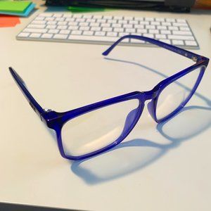 Quay Stranger Blue Light Glasses - Blue